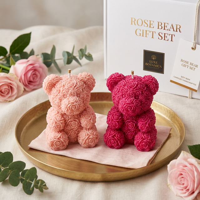 product rose bear gift set 1