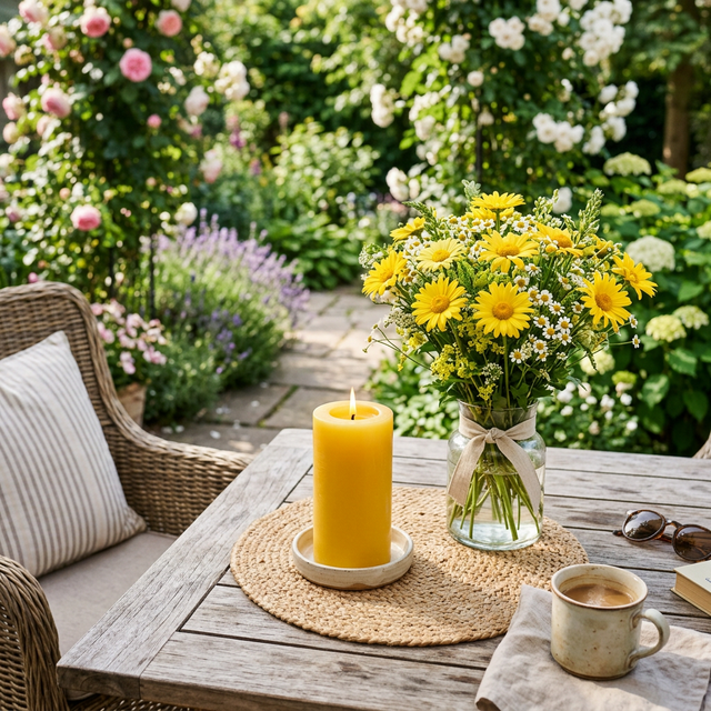 product rose embossed pillar yellow 2