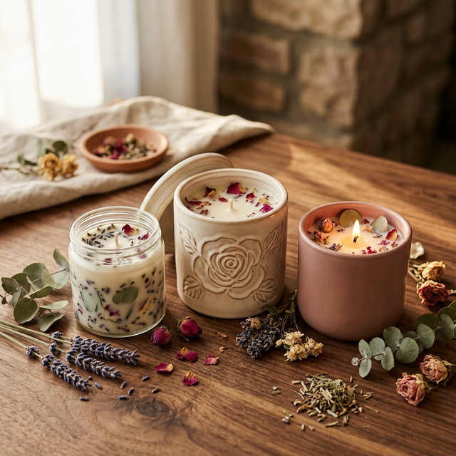 Floral & Botanical Candles